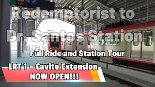 LRT 1 Cavite Extension Five New Stations Operational Na  Full Ride and Station tour [upl. by Lindsey431]