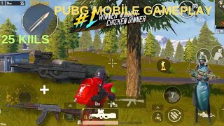 60FPS💥25 KIILS😈WINP90AKM🔥PUBG MOBİLE GAMEPLAY [upl. by Studnia]