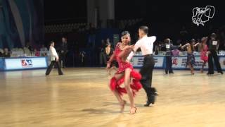 SemiFinal Cha Cha Cha  World Junior II LAT  DanceSport Total [upl. by Ambrosane]