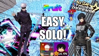 Easy Solo Marine HQ Raid  FT 7 Star Gojo  All Star Tower Defense [upl. by Saltsman]