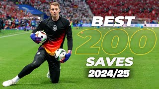 Best 200 Goalkeeper Saves 202425 HD [upl. by Paapanen548]