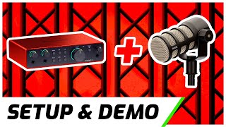 Rode Podmic amp Scarlett 2i2  Setup amp Demo [upl. by Eltsyrhc]