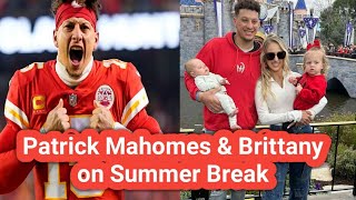 Patrick Mahomes and Brittany spending time with their children [upl. by Etteluap]