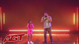 Jojo and Bri Uncle and Niece Singing Duo FIGHT for a Spot in The Final on AGT 2022 [upl. by Limann]