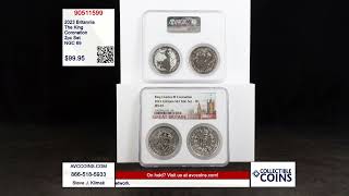 2023 Britannia  The King Coronation 2pc Set  NGC 69 [upl. by Oicnevuj121]