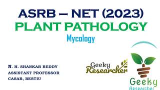 Lec 2  Mycology  ASRB NET  2023  Plant Pathology  Last Minute Preparation [upl. by Minetta586]