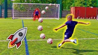 INSANE 2 TOUCH CHALLENGE VS GOALKEEPER 🚀 [upl. by Gnous]