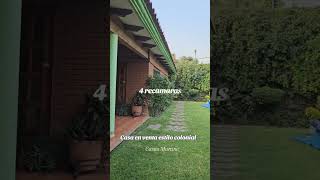 🏡Casa en venta estilo colonial con alberca🔔3350000 casasconalberca casasenmorelos casasmarane [upl. by Euqinay]