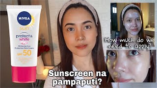 Nivea Whitening Sun Protection Review [upl. by Secnarf]