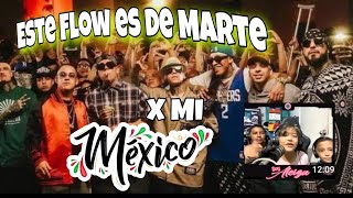 Por Mi Mexico Remix 🇲🇽  Lefty SM Santa Fe Klan Dharius CKan MC Davo amp Neto Peña Niña reacciona [upl. by Walt]