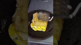 Rumali omelette recipe shorts viralshorts bread [upl. by Atinob]