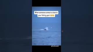 Gotta protect those spots 😳 fishing ocean protection boat fail viralposts [upl. by Darice]