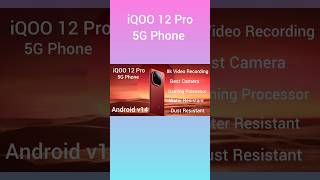 iQOO 12 Pro 5G Phoneyoutubeshorts shorts [upl. by Jeunesse]