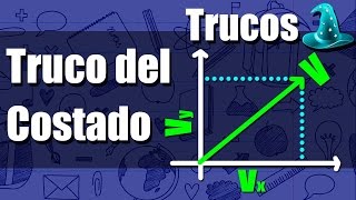 Como Descomponer un Vector Rápidamente Truco del costado [upl. by Mafala]