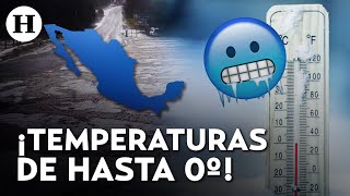 ¡Lluvias granizo y mucho frío SMN alerta por frente frío 3 en México afectará a estos estados [upl. by Arihsan334]