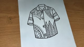 Menggambar Baju Batik Dengan Mudah [upl. by Atokad83]