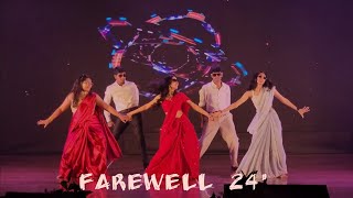 FAREWELL DANCE  TIP TIP  CHAMMAK CHALLO  SHIELA KI JAWANI  KALA CHASHMA  24KARATDANCE [upl. by Sabella]