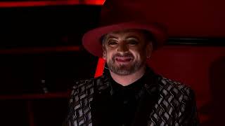 Incredible LOOPING Sam Perry vs AP D Antonio Sympathy for the Devil The Voice Australia 2018 [upl. by Eckhardt13]