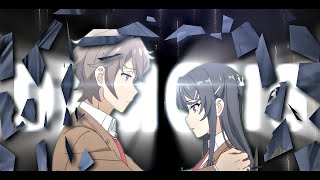 Mai x Sakuta sad edit 💔 capcut [upl. by Aisa]