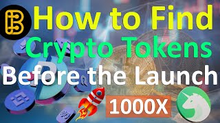 How to Find Crypto Tokens before The Launch  Get Upcoming Crypto Project  1000X Crypto Coins [upl. by Warring731]