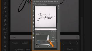 ✒️ Digitize Your Signature Into a Transparent Background in Photoshop [upl. by Kcir]