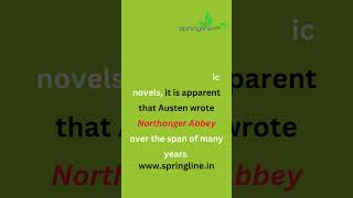 Northanger Abbey  TN SET  UGC NET  PG TRB  College TRB [upl. by Nylauqcaj646]