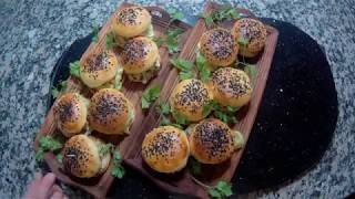 مقبلات لشهر رمضان ،امبرقر روعة،mini hamburger [upl. by Rehotsirk621]