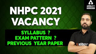 NHPC Recruitment 2021  NHPC Syllabus Exam pattern amp Previous year paper [upl. by Beka]