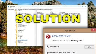 Windows Cannot to the Printer Error Is 0x000003e3 All ShareNetwork Printer Solution [upl. by Atiuqal869]