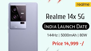 Realme 14x 5G Launch Date In India Price 14999  Coming Soon NiteshTech [upl. by Alberto]