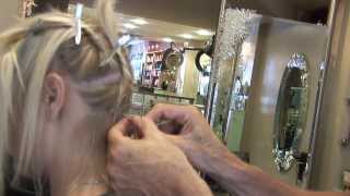 Hair extensions for short hair before and after tutorial by Stuart Phillips [upl. by Dyson]