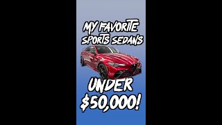 The BEST Sports Sedans under 50000 [upl. by Nilad]