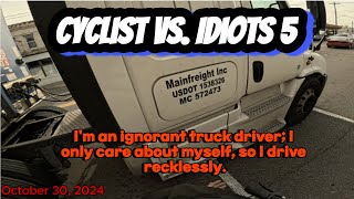 Cyclist Vs Idiots 5 Bonehead Trucker [upl. by Fortier568]