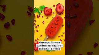 Gesundes Eis selber machen ohne Eismaschine  einfaches veganes Eis Rezept  nur 4 Zutaten shorts [upl. by Frohman190]