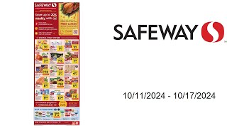 Safeway Weekly Ad US  10112024  10172024 [upl. by Bette912]