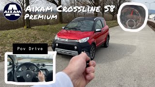 Aixam Crossline S8 Premium 2016 POV Drive Highspeed Walkaround [upl. by Deuno]