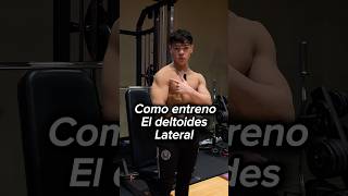 Como entreno el deltoides lateral hombros gym consejosgym fitnessargentina [upl. by Regdor]