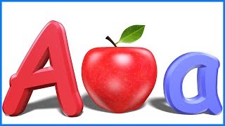 Letters For Toddlers  Alphabets For Kids  ABCD For Children  A For Apple [upl. by Jesselyn115]