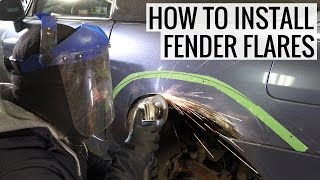 HOW TO INSTALL FENDER FLARES  PROJECT BADASS2000 WIDEBODY  EP08 [upl. by Cathlene]