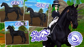 BUYING THE NEW JORVIK FRIESIAN amp GAIT COMPARISON OF ALL SSO GEN MODELS IN STAR STABLE ONLINE UPDATE [upl. by Rust]