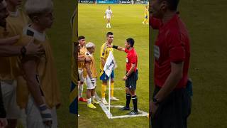 Ronaldo Referee Goat ronaldo cristianoronaldo youtubeshorts [upl. by Enirehtahc580]