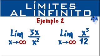 Límites al infinito  Ejemplo 2 [upl. by Prunella633]