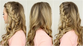 Half Up Side French Braid [upl. by Adhern]