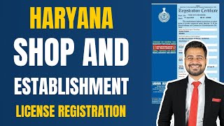 Shop Act Registration Haryana online  Complete Process  Haryana Shops and Establishment act [upl. by Geer]