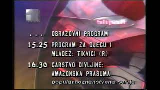 HRT 1 1998 ili 1999  dio najave programa i pregled programa [upl. by Urissa474]