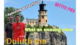 Duluth Minnesota a visual journey of water falls and lighthouses rvliving duluth lighthouse [upl. by Ahseinaj]