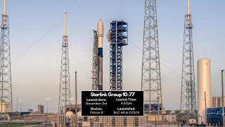 Launch of Starlink 1077 [upl. by Lu]