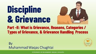 Grievance  Definition Reasons Types amp Categories Grievance Handling Process  PartII Grievance [upl. by Serene678]