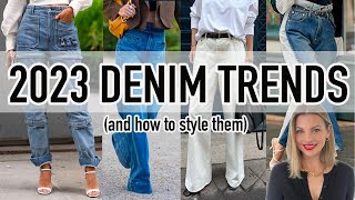 The Hottest Denim Trends for 2023 and how to style them [upl. by Ordway662]