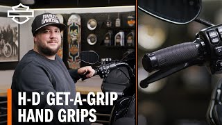 Frankie Garcias HarleyDavidson Bagger Build – GetAGrip Hand Grips [upl. by Dido]